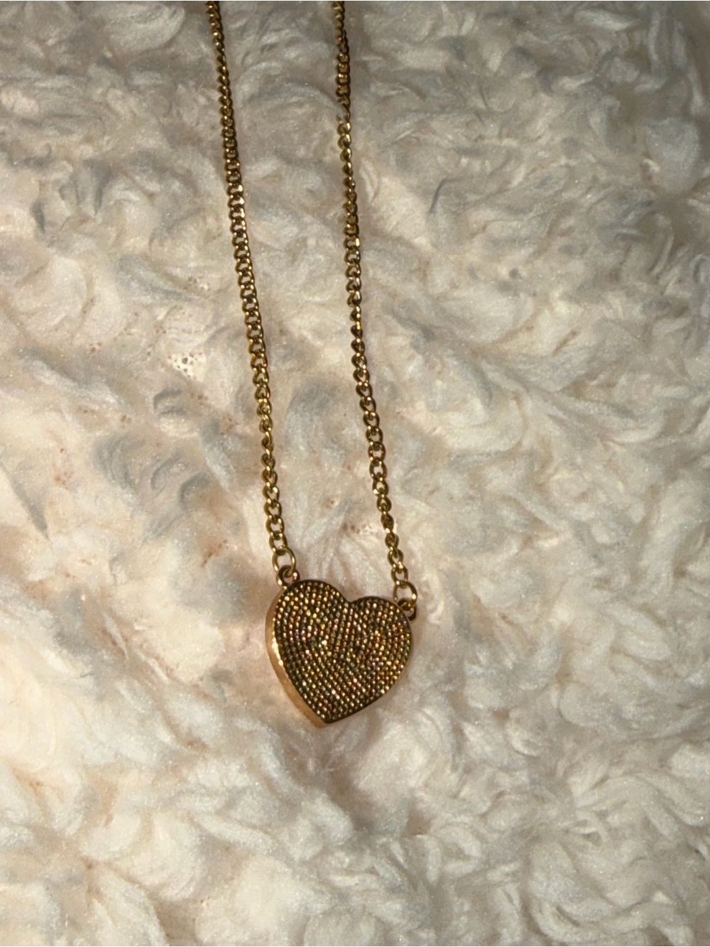 Brand New 18k Gold Necklace With Pink Heart Star Pendant - Fabulous Find - Picture 4 of 9